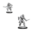 WizKids D&D Nolzur's Marvelous Miniatures: Bugbear Barbarian Male & Bugbear Rogue Female - WZK90311