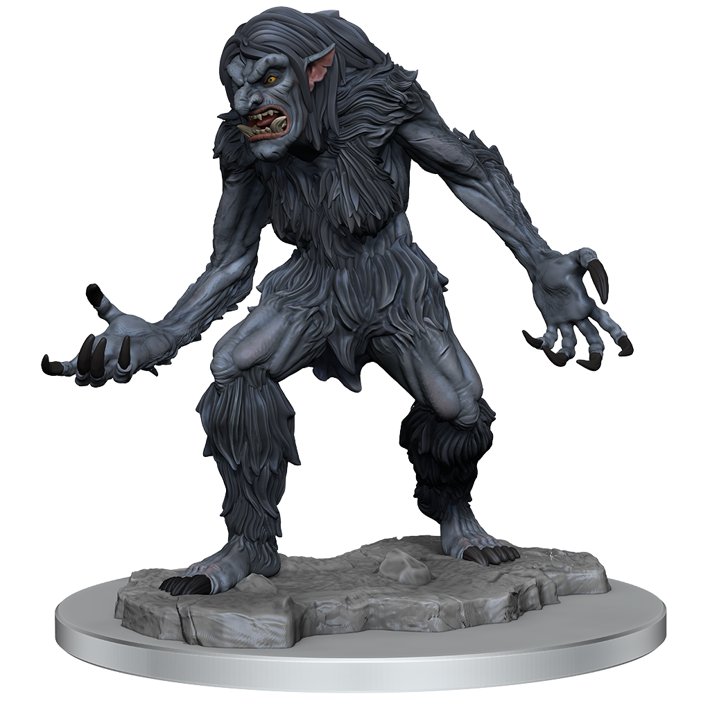 WizKids 90466 D&D Nolzurs Marvelous Miniatures: Ice Troll Paint Night Kit (#8) (9003828543725)