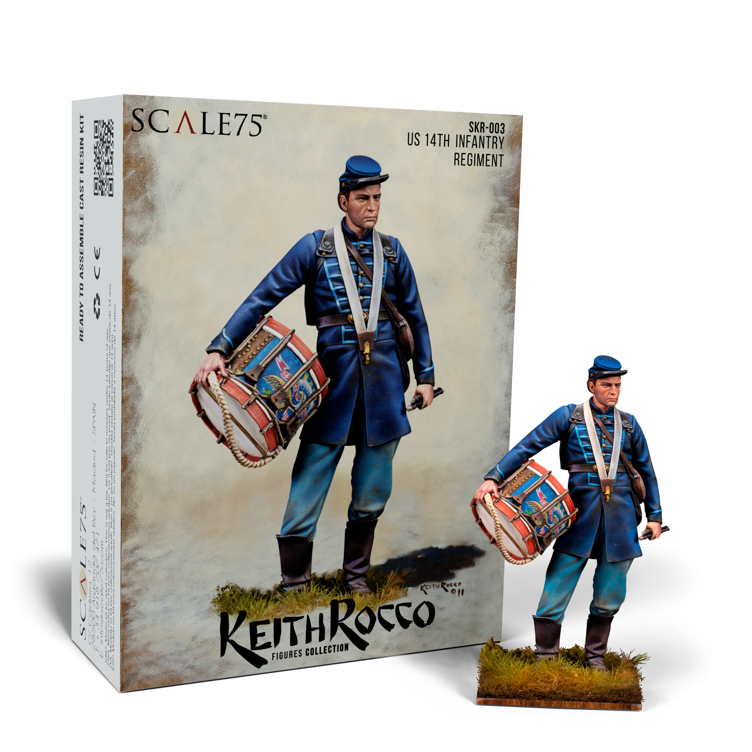 Scale 75 Figures Keith Rocco Us 14Th Infantry Regiment 75mm (7)