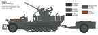 Italeri SDKFZ 10/4- FLAK30 W/CREW (4)