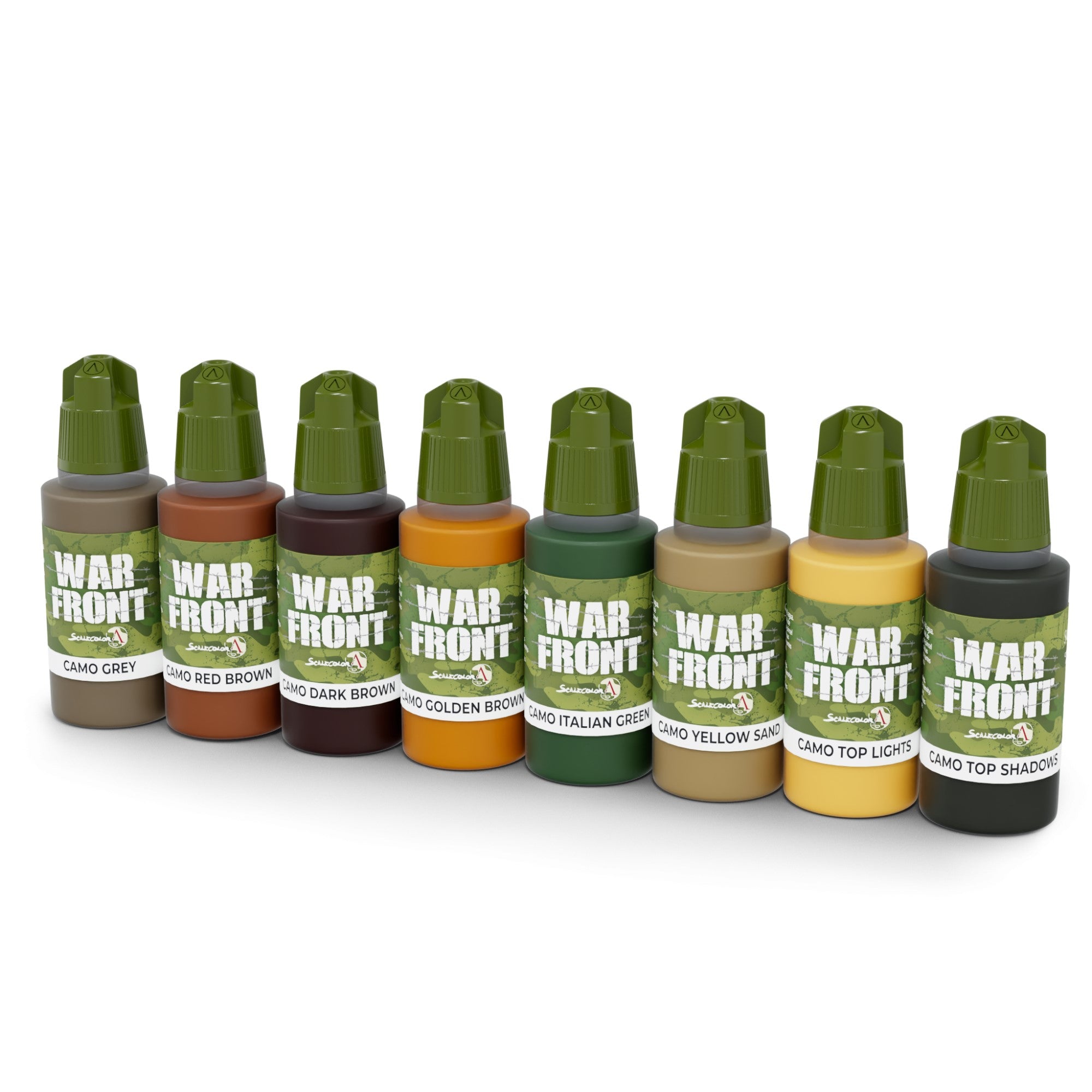 Scale 75 Warfront Waffen Ss Camo Ii Paint Set (3)
