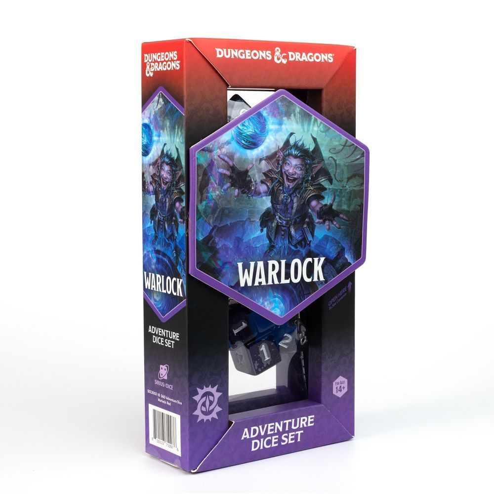 Sirius D&D Adventure Dice Warlock Purple - SDZ2002-18