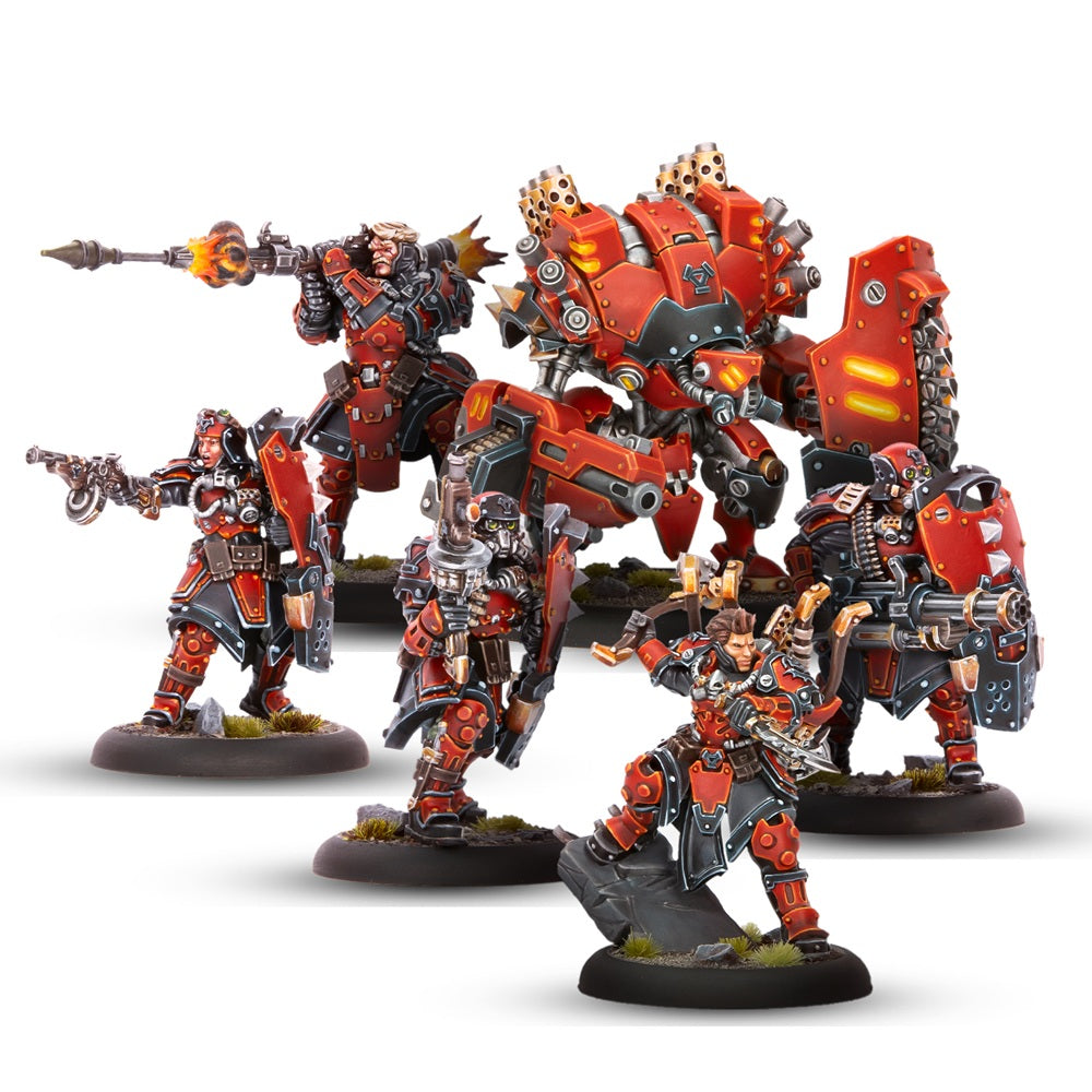 Steamforged Games SFIK-KDR221 Warmachine Khador SKS-6 Command Cadre (HIPS)