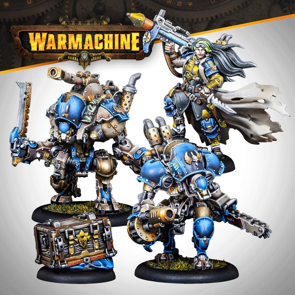 Steamforged Games SFIK-CGN209 Warmachine Cygnar Gravediggers Battlegroup Box