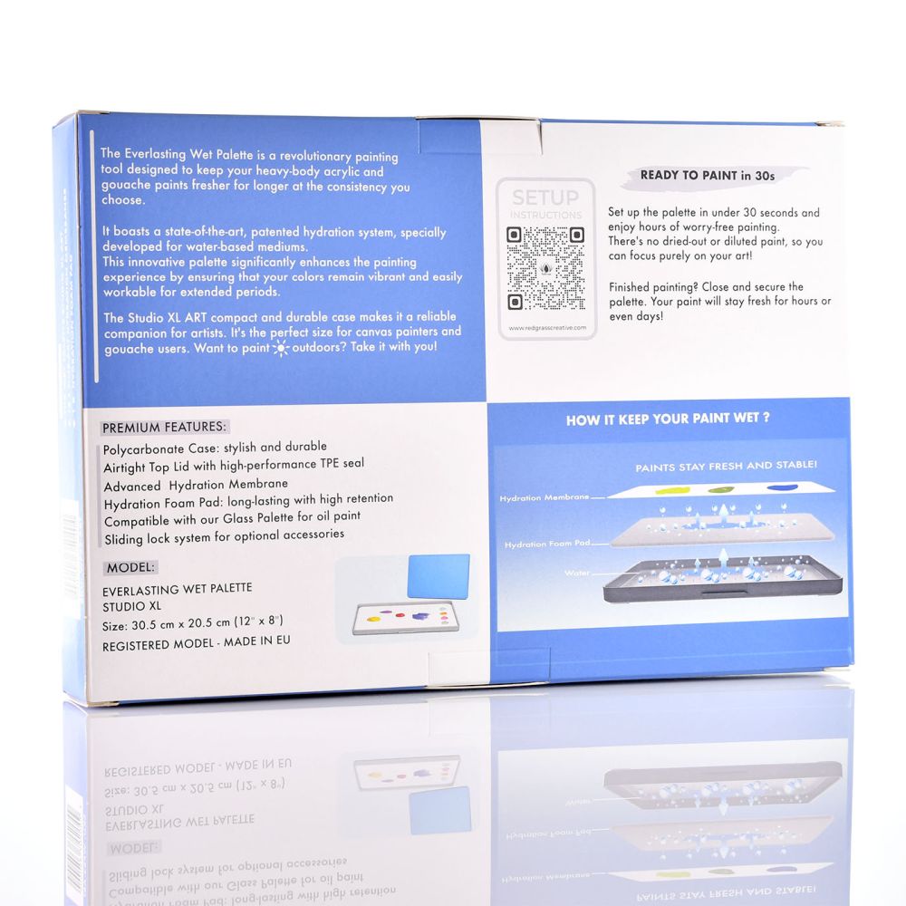 RedGrass WPS2-ART Redgrass Studio XL ART Wet Palette