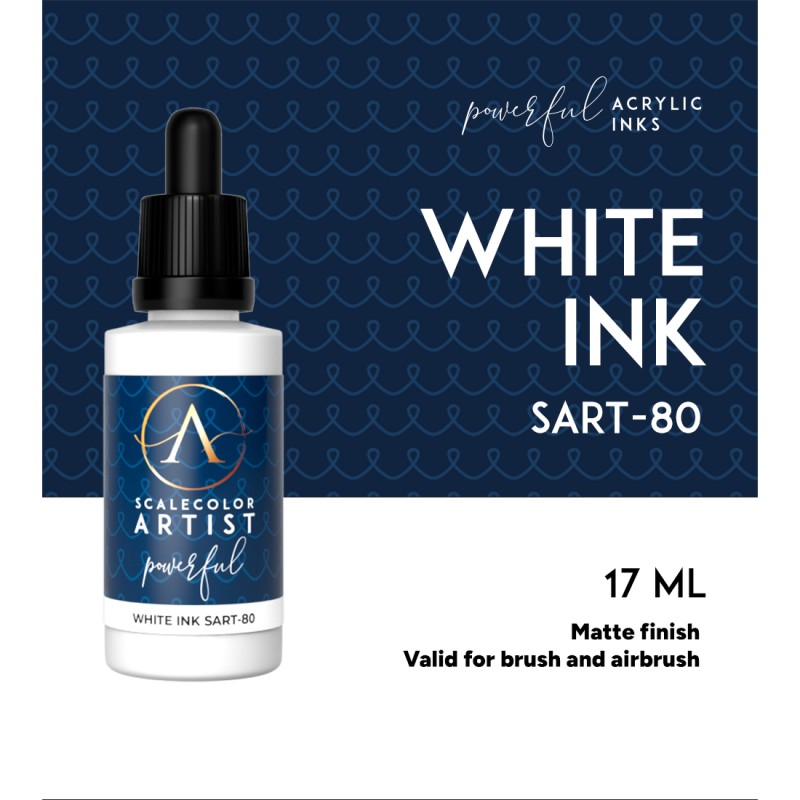 Scale 75 SART-80 Scalecolor Artist White Ink 20ml (9210242990317)