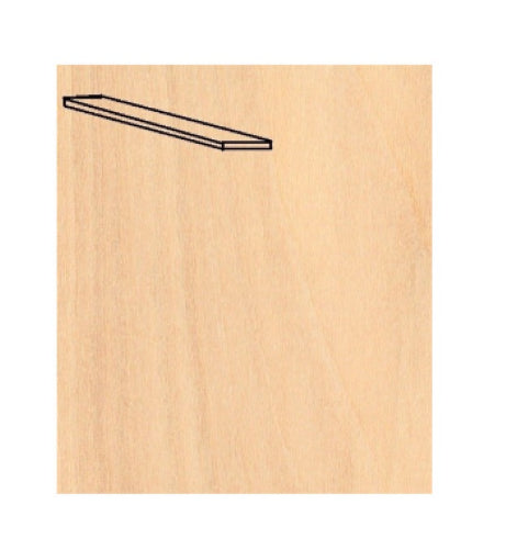 Artesania Basswood Veneer Pack 0.5 x 5 x 1000 mm (25