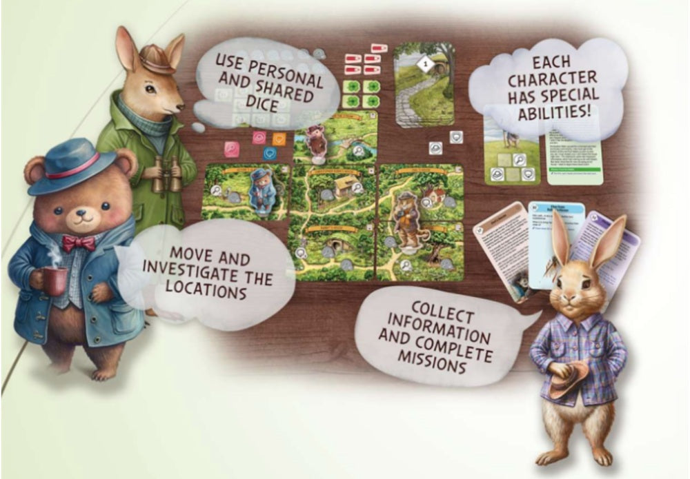 CrowD Games CGA23001 Winnie the Pooh Serious Detective