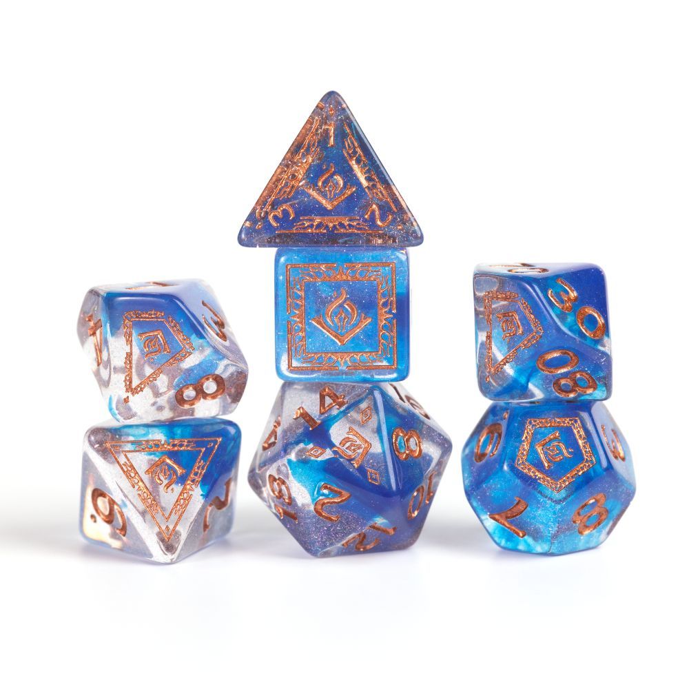 Sirius Dice D&D Adventure Dice Cleric Green (2)