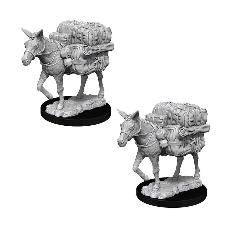 WizKids 73552 Deep Cuts Unpainted Miniatures: Pack Mule (9003798266093)