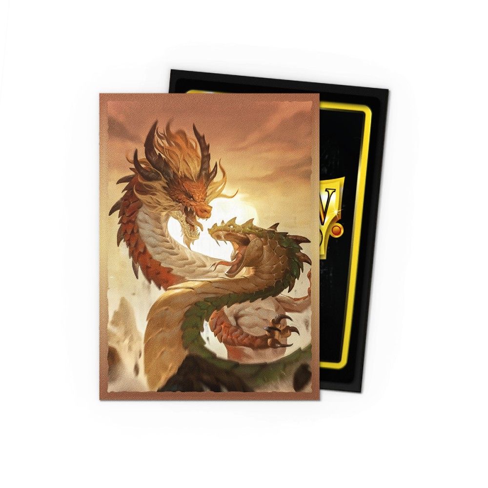 Dragon Shield Sleeves (100) Dual Art Wood Dragon 2024