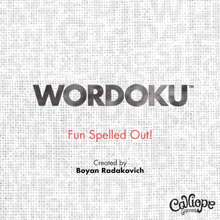 Calliope Games CLP217 Wordoku 2nd Edition