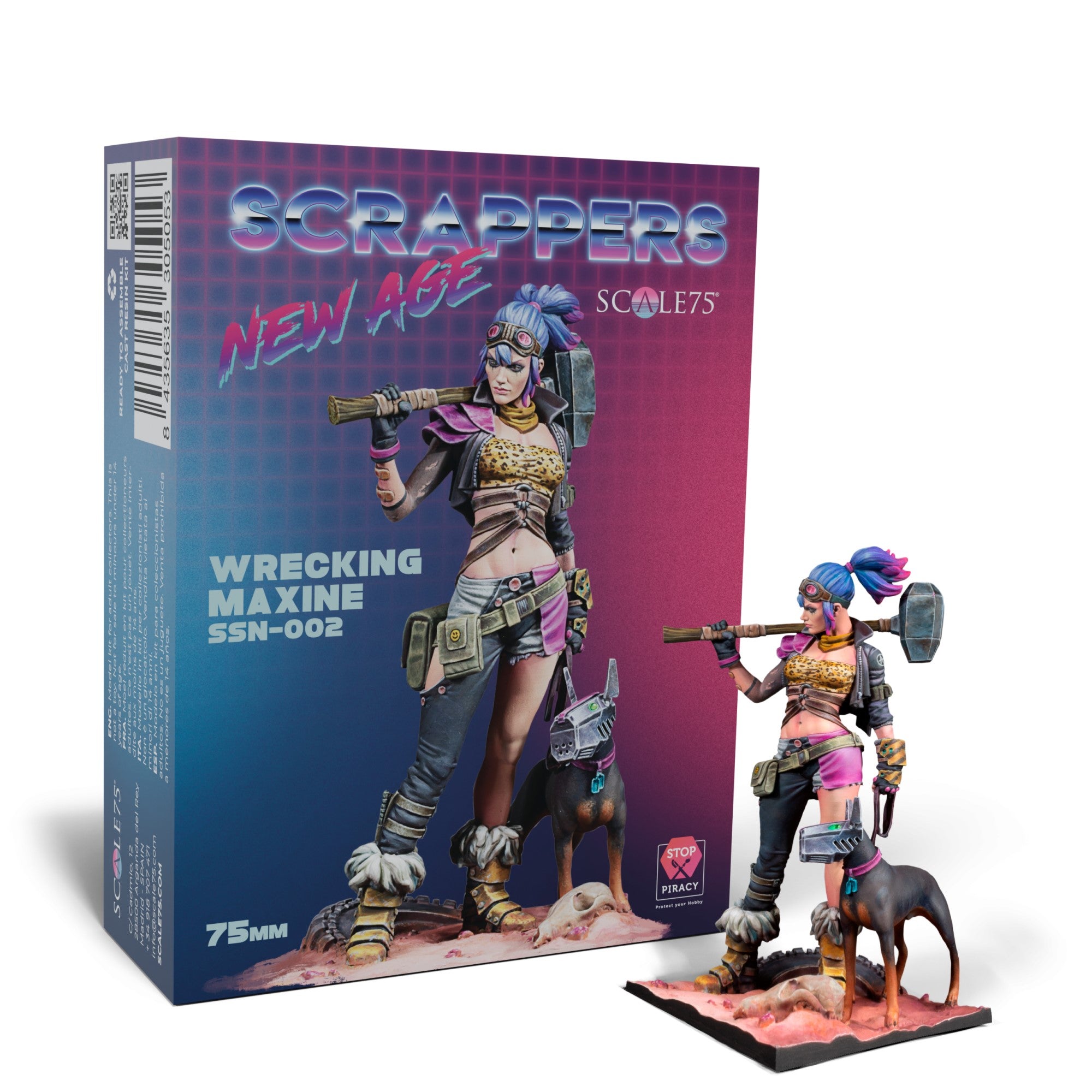Scale 75 Busts New Age Scrappers Wrecking Maxine 75mm (21)