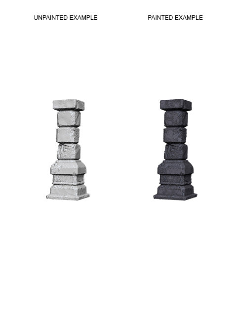 WizKids 72591 Deep Cuts Unpainted Miniatures: Pillars (9003776016621)