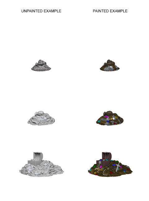 WizKids 72592 Deep Cuts Unpainted Miniatures: Treasure Piles (9003776180461)