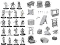 WizKids D&D Nolzur's Marvelous Miniatures: Townspeople Accesories - WZK73698