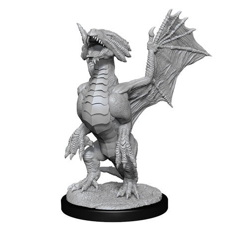 WizKids D&D Nolzur's Marvelous Miniatures: Bronze Dragon Wyrmling & Pile of Sea found Treasure - WZK90152