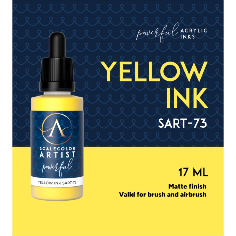 Scale 75 Scalecolor Artist Yellow Ink 20ml (3)