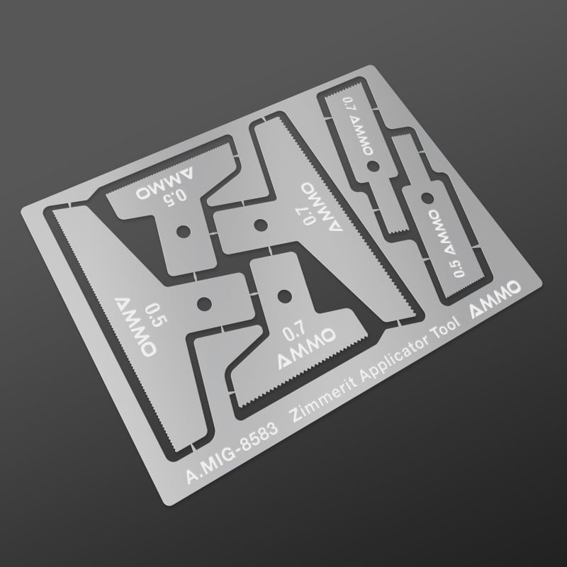 AMMO by Mig Jimenez A.MIG-8583 Zimmerit Applicator Tools