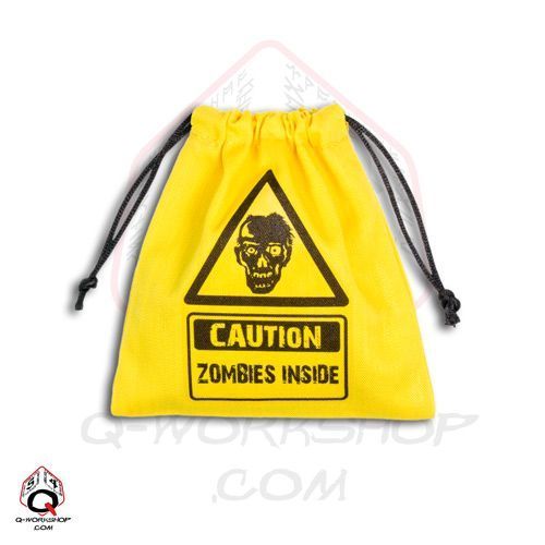 Q Workshop Zombie Yellow & black Dice Bag