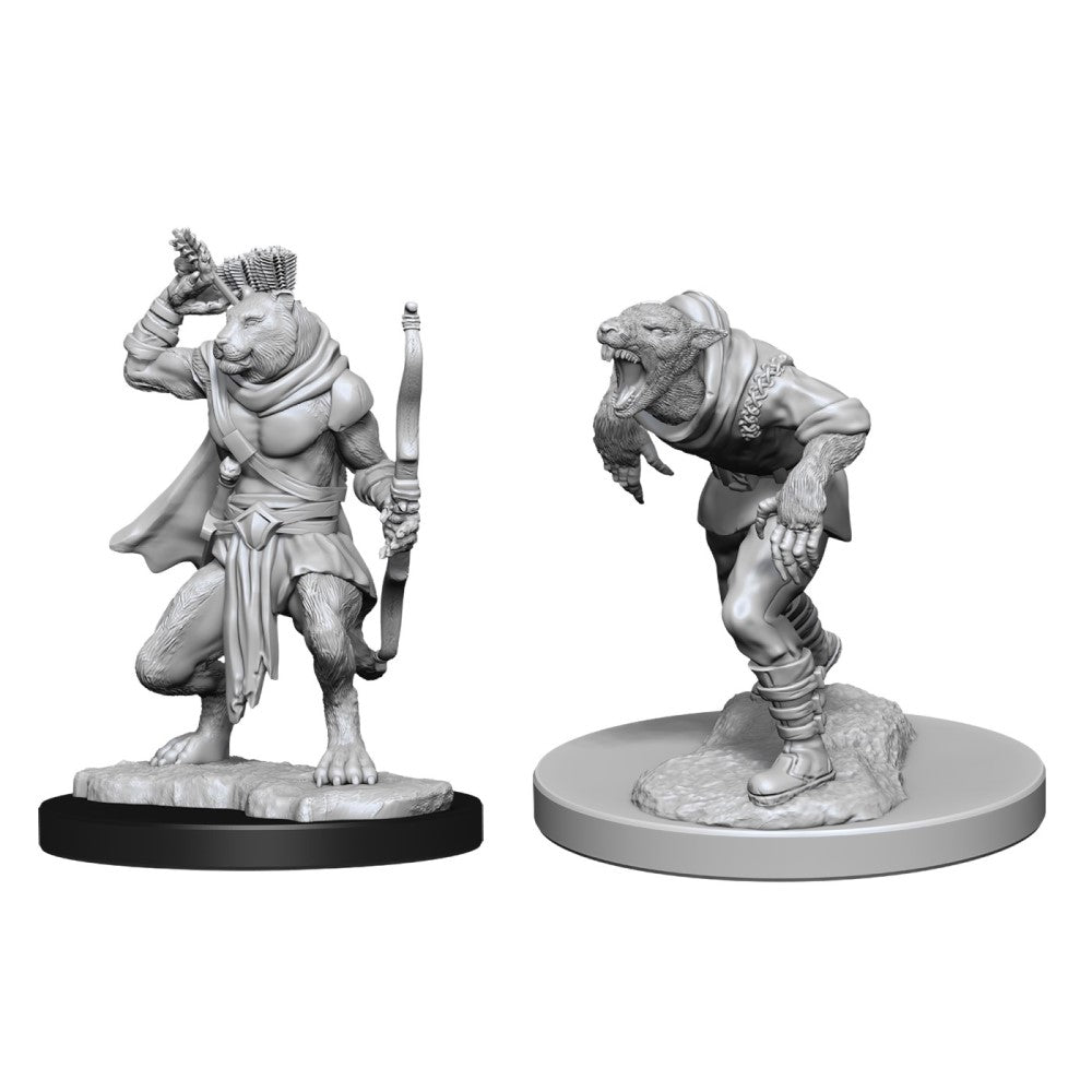 WizKids D&D Nolzur's Marvelous Miniatures Wererat & Weretiger - WZK90014