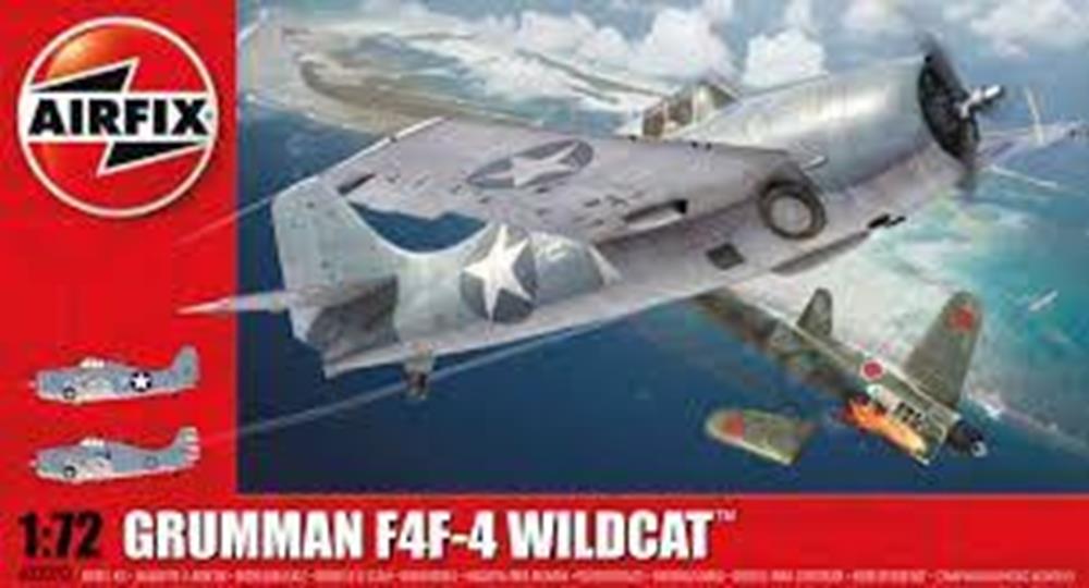 Airfix A02070 1/72 Grumman F4F-4 Wildcat (8255534530797)