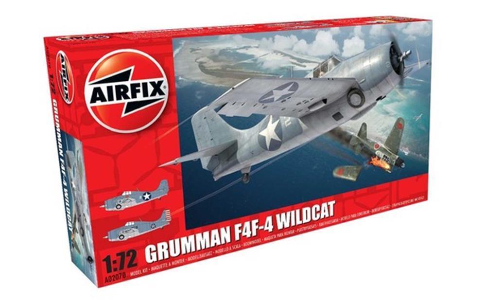 Airfix A02070 1/72 Grumman F4F-4 Wildcat (8255534530797)