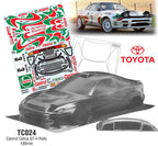 Team C Celica GT-4 Rally 190mm Wide RC Car Body 1/10 Scale