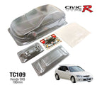 Team C Honda Civic EK9 FF 190mm RC Car Body 1/10 Scale