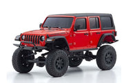 Kyosho 32521R-B MINI-Z 4 Series Readyset Jeep WRANGLER UNLIMITED Rubicon Firecracker Red (8324802117869)