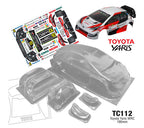 Team C Toyota Yaris WRC 190mm RC Car Body 1/10 Scale (2)