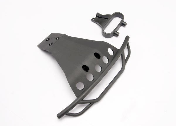 Traxxas 6835 - Bumper, Front/ Bumper Mount, Front (Black) (769122402353)
