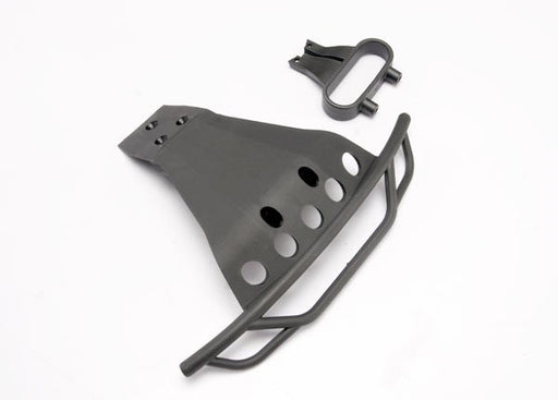 Traxxas 6835 - Bumper, Front/ Bumper Mount, Front (Black) (769122402353)