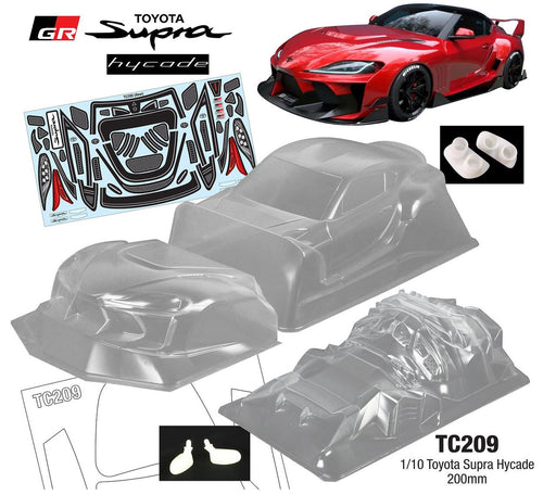 Team C TC209 1/10 SUPURA HYCADE 200mm Clear Body (8319242961133)